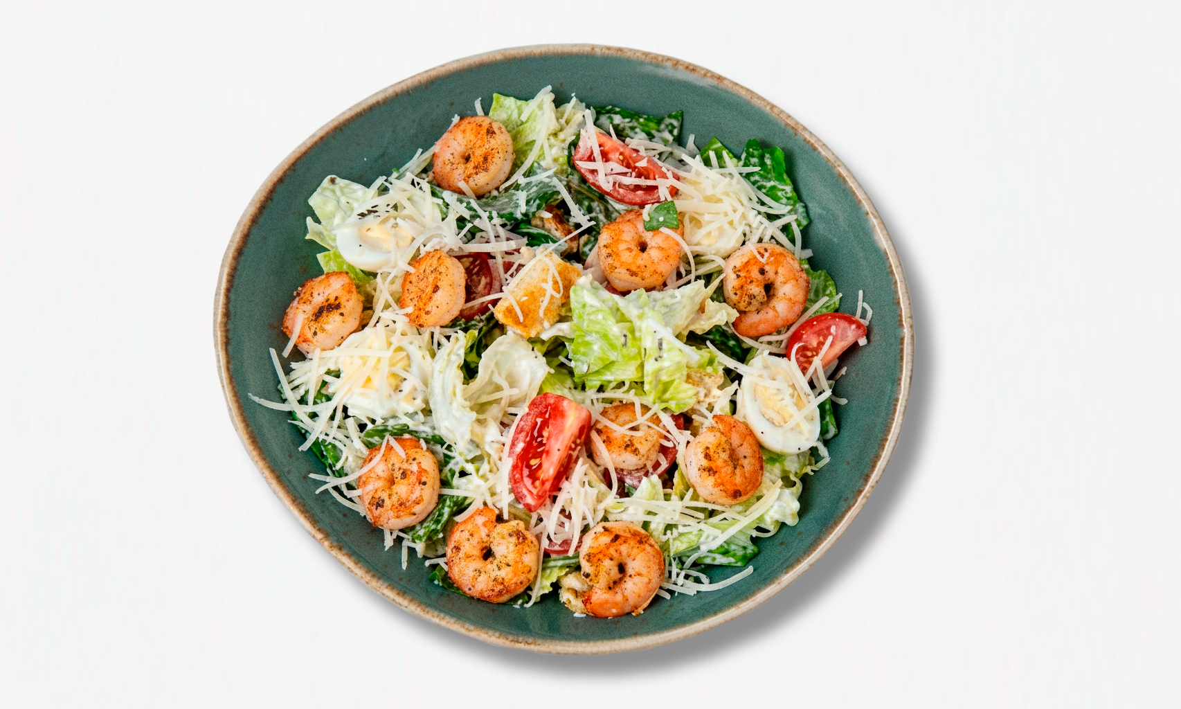 Цезарь с  креветками