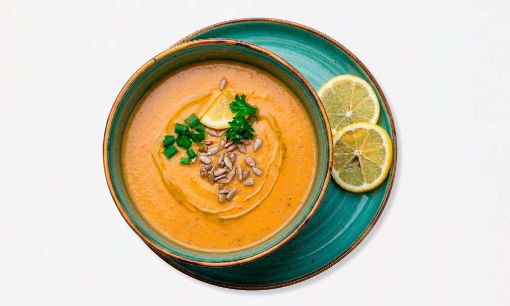 Крем-суп чечевичный